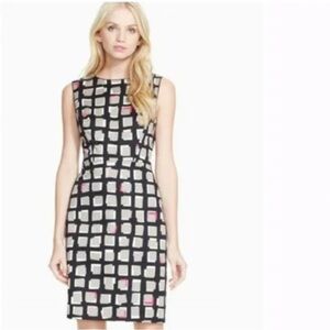 Kate Spade Della Soft Geo Abstract square print dress 2